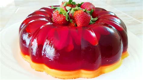💖gelatina De Vainilla Y Frutos Rojossuper FÁcil Y Deliciosa😙👍 Youtube