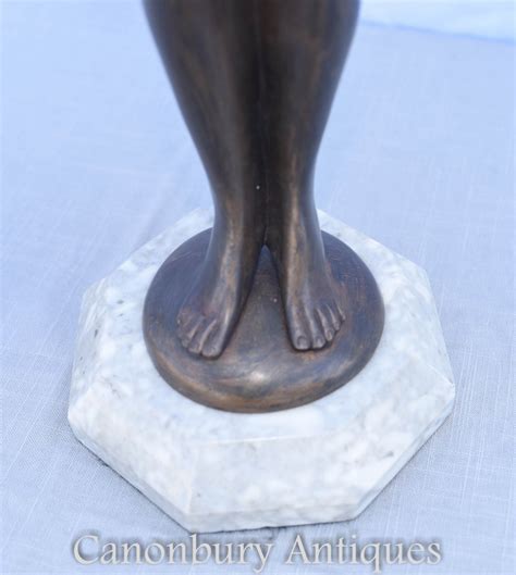 Original Art Deco Figurine By Philippe Nude Female Statue