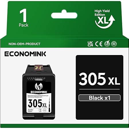 Economink Xl Black Ink Cartridge Xl Ink Remanufactured For Hp