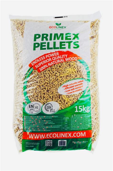 Primex Pellets Kg Ecolinex Pellet Drzewny Ecolinex