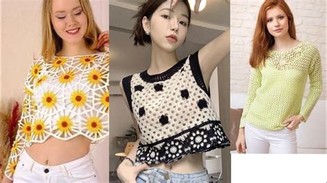 Extremely Beautiful Crochet Lace Summer Top Designs Patterns Youtube