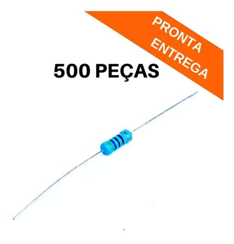 Kit 500 Peças Resistor 47k 2w 5 Axial Parcelamento Sem Juros