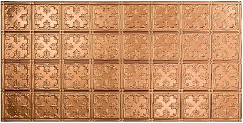 FasÄde Traditional Style Pattern 10 Decorative Vinyl Glue Up Ceiling Panel In