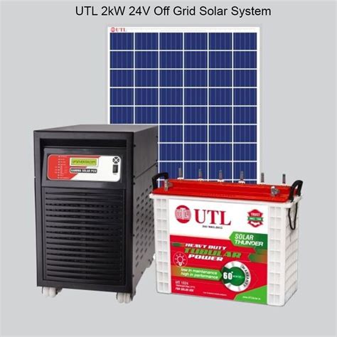 UTL 2kW 24V Off Grid Solar System For Residential At Rs 99000 Piece In