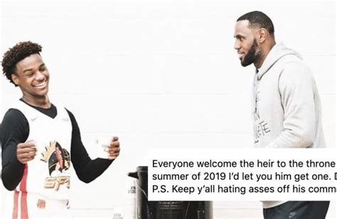 LeBron James Sends Warning to Haters on Instagram After His Son Creates ...