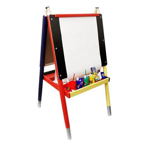 Childrens Art Activity Kid Easel Set With Child Paint And Accessory Kit