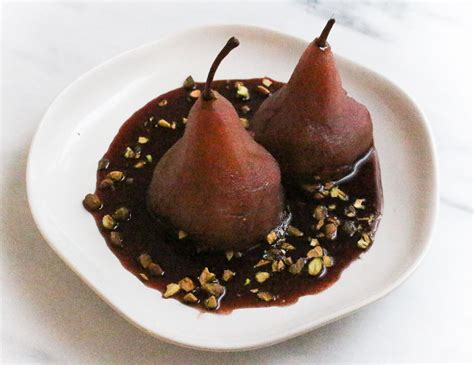 Instant Pot Poached Pears - Chef Julie Lopez, RD