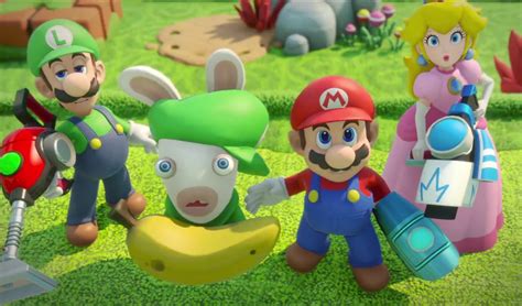 Meet Rabbid Luigi In Mario Rabbids Kingdom Battle