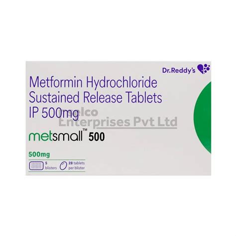 Buy Metformin Hcl 500 Mg For Sale At Rs 18 Strip Shaikh Misree Road