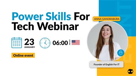 Power Skills For Tech Webinar Geeks Academy Usa Youtube