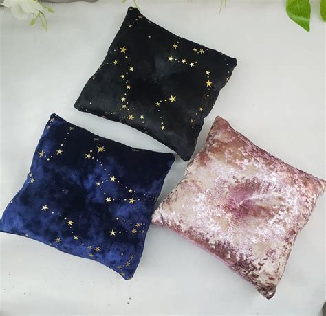 Crystal Cushion Square Crystal Pillow Altar Pillow Etsy