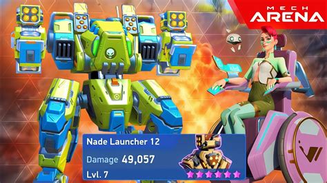 Nade Launcher 12 With Gatecrasher Mech Arena YouTube