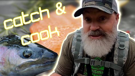 Rainbow Trout Catch And Cook This Is My First Time To Try Rainbow