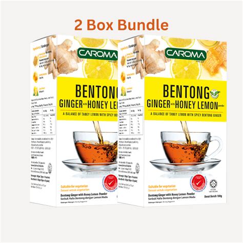 Caroma Bentong Ginger Tea With Honey Lemon 2 Box Shopee Malaysia