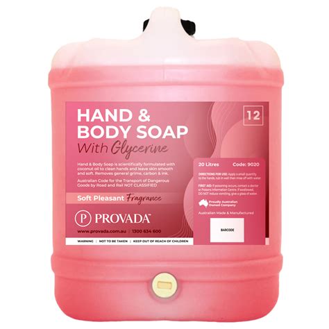 20l Hand And Body Soap With Glycerine Paper Plus