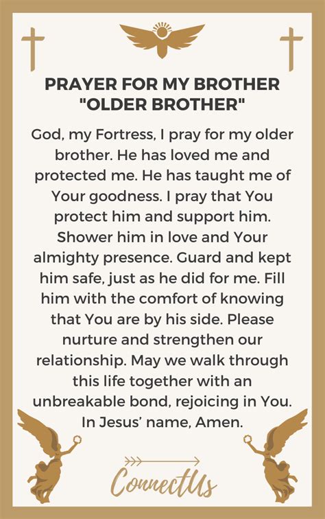 10 Powerful Prayers For My Brother Connectus