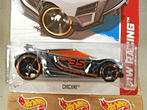 Hot Wheels HW Racing Super Chromes CHICANE Chrome Variant W Blk OH Sp Contemporary