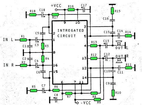 Stk Power Amplifier Circuit Diagram Stk Audio Amplifier Circ