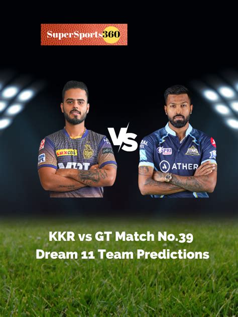 Kkr Vs Gt Cricket Betting Tips And Match Predictions Supersports