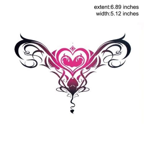 Succubus Mark Tattoo Sticker Internet Celebrity Female Sex Cute Scar Covering Waterproof Tattoo