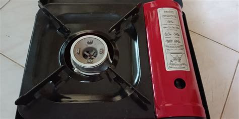 Kompor Gas Portable Merk Rinnai Mulus Bangetnyala Kitchen