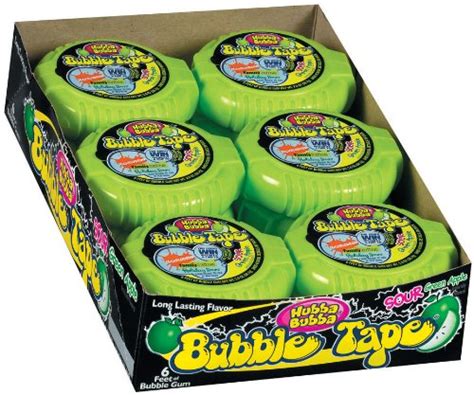 Amazon Hubba Bubba Bubble Gum Tape Sour Green Apple Foot