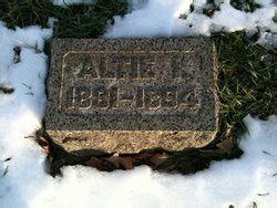 Altie Irene Lingenfelter 1881 1894 Mémorial Find a Grave