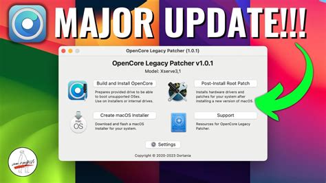 Opencore Legacy Patcher Update Full Sonoma Support