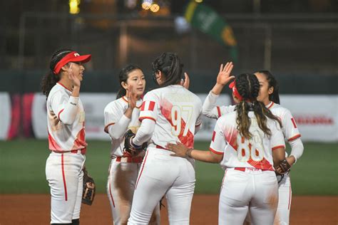 Per Arrasa A Guatemala En El Sudamericano De Softbol Lima El