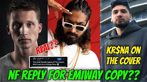 Emiway Copied NF Reply From NF Kr Na On The Cover Of Honey Singh