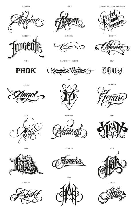 Tattoo Name Fonts, Tattoo Lettering Styles, Name Tattoo Designs, Name ...