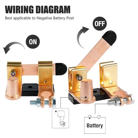 Blade Battery Disconnect Switch V V A Brass Battery Isolator