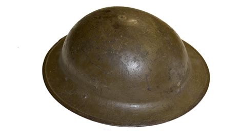 Us World War One Model 1917 Helmet With Painted 36th Division Insignia