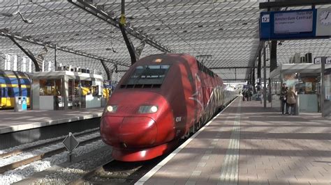 Thalys Vertrekt Uit Rotterdam Centraal Oktober Youtube