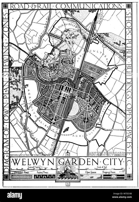 Welwyn Garden City Map Bianca Samantha