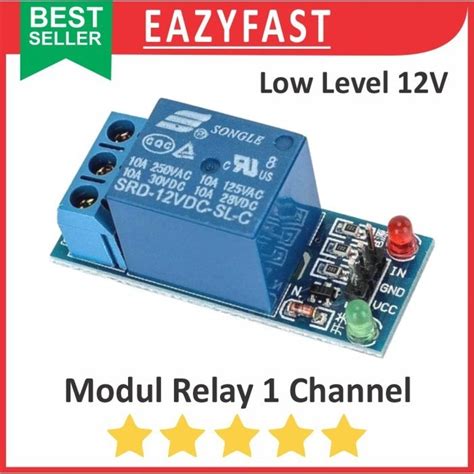 Jual Modul Relay Ch Ch Chanel Channel V Volt V Module Spdt Low