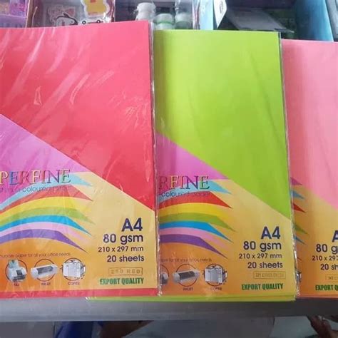 Kertas Hvs Warna A Gr Paperfine Lazada Indonesia