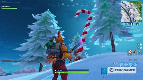 Fortnite Giant Candy Cane locations: Where to find Candy Cane locations ...