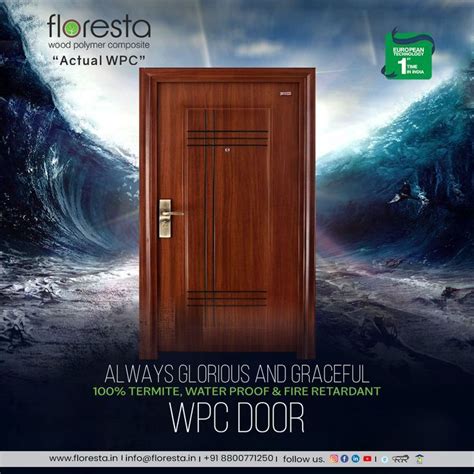 Floresta WPC Doors Are Crafted With Twice The Perfection Termites