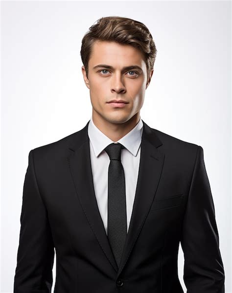 Premium Ai Image A Business Man In A Suit White Transparent Background