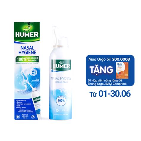 Dung D Ch X T M I Ng I L N Humer Nasal Hygiene Adulte Ml