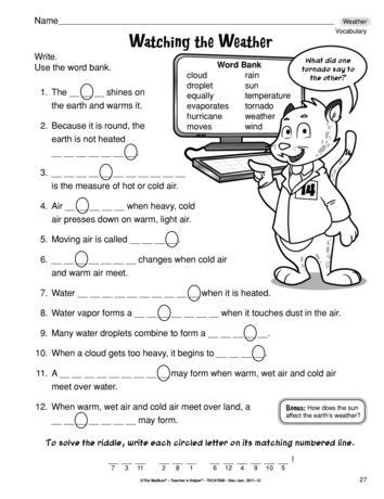 Weather And Climate Grade 5 Free Printable Tests And Worksheets Artofit