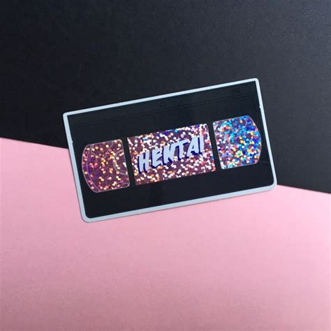 Hentai VHS Tape Sticker Vinyl Etsy