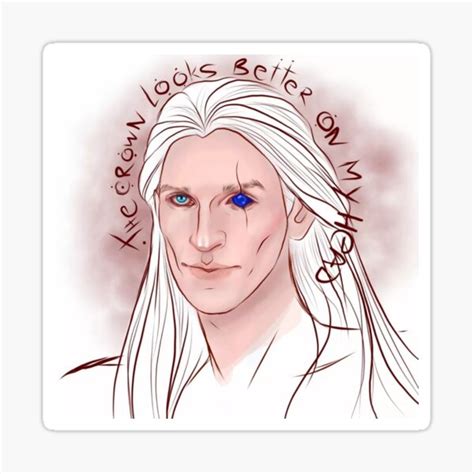 Aemond Targaryen Two Eyes Sticker For Sale By BMArtDesign Redbubble