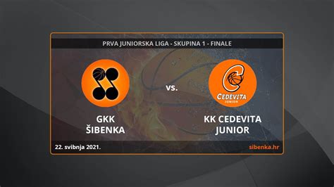 GKK Šibenka KK Cedevita Junior 1 Juniorska liga Skupina 1