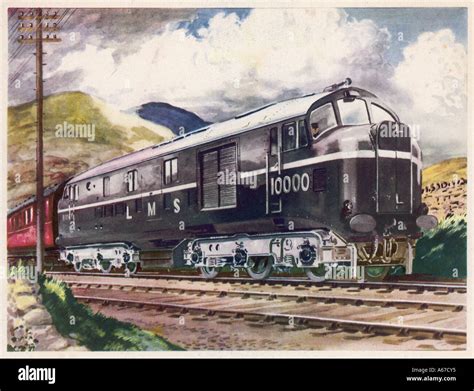 Lms Diesel Loco 10000 Stock Photo Alamy