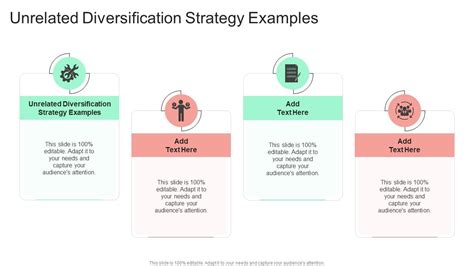 Unrelated Diversification Strategy Examples In Powerpoint And Google ...