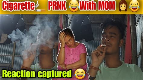 Cigarette🚬 Prank 😂 With Mom😂ma Mok Ki Kol 😰 Prank Gone Wrong 🤧