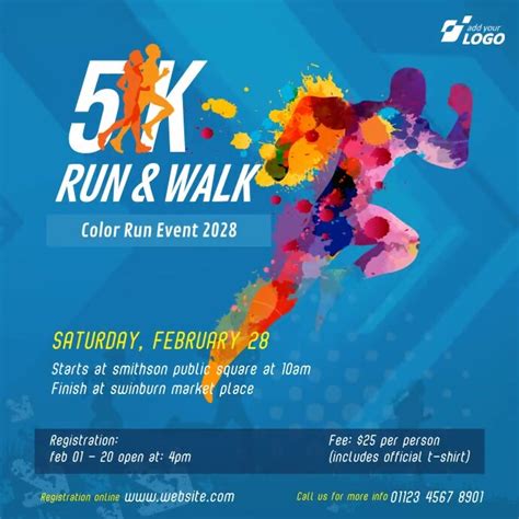 Copy Of 5k Run And Walk Event Ad Postermywall