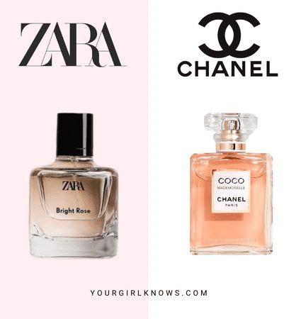 Two Bottles Of Perfume Next To Each Other On A Pink And White